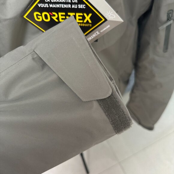 Men's Down Arcteryx Logo Waterproof Warm Hooded Puffer Jacket Size L - Picture 6 of 11